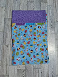 Easter purple pillow case