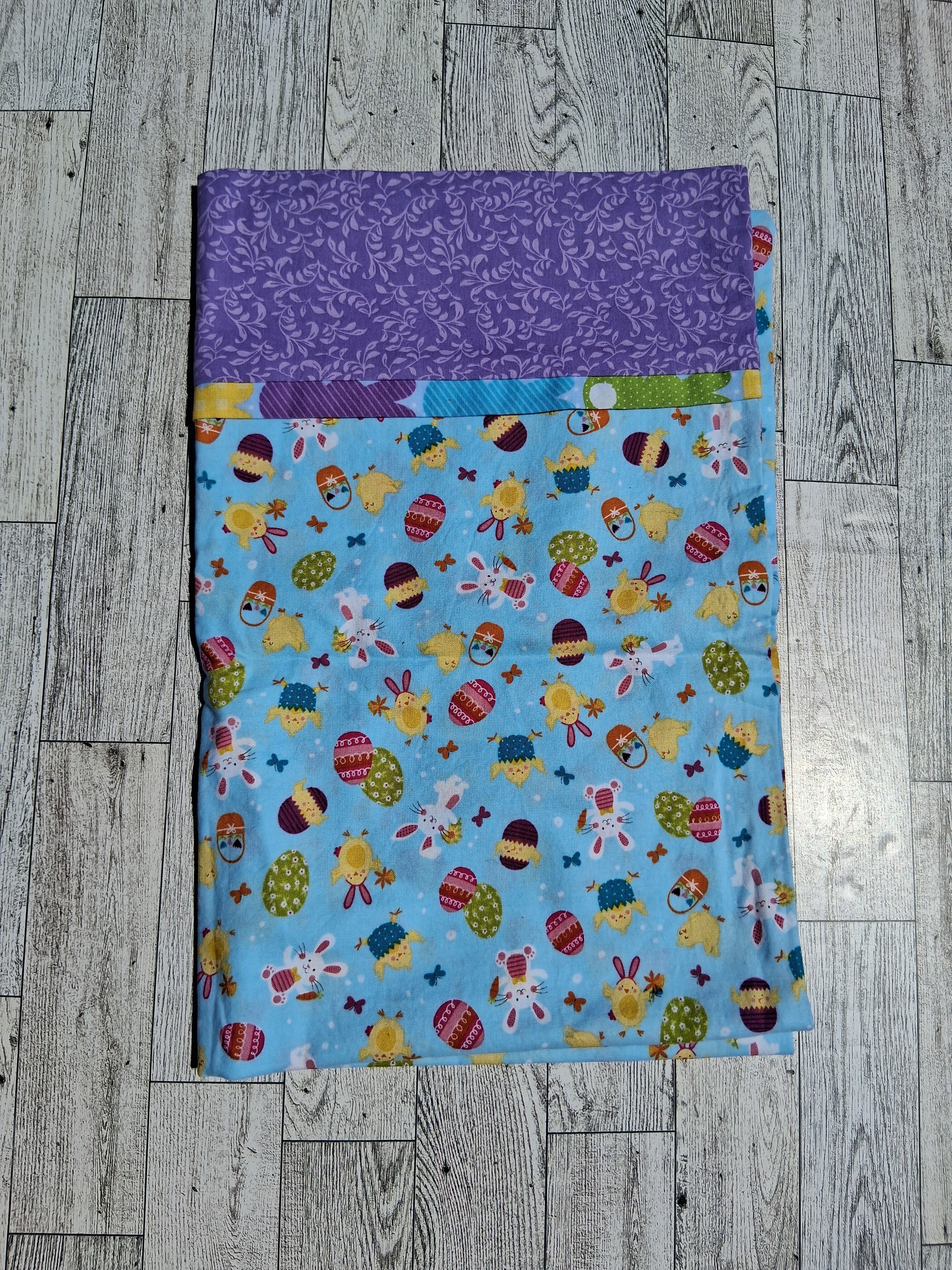Easter purple pillow case